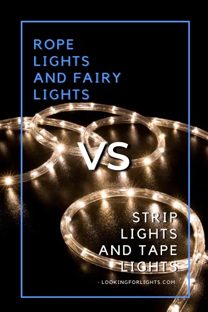 Rope Lights and Fairy Lights vs Strip Lights and Tape Lights - March 7 ...