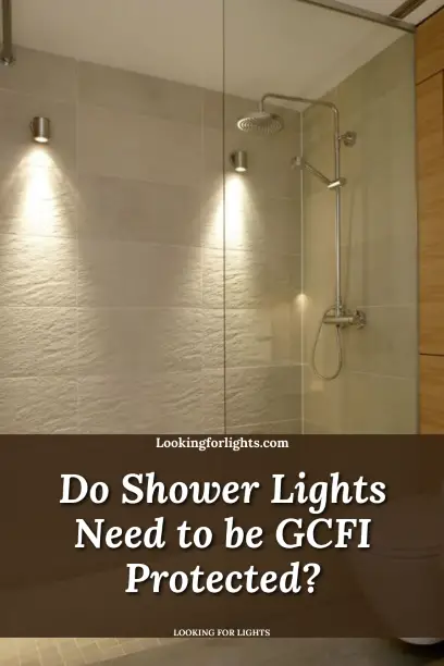 Do shower lights need to be gfci protected