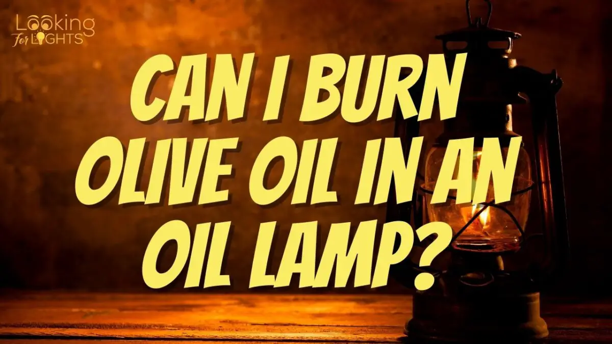 Can I Burn Olive Oil In An Oil lamp? August 7, 2024 Looking for Lights